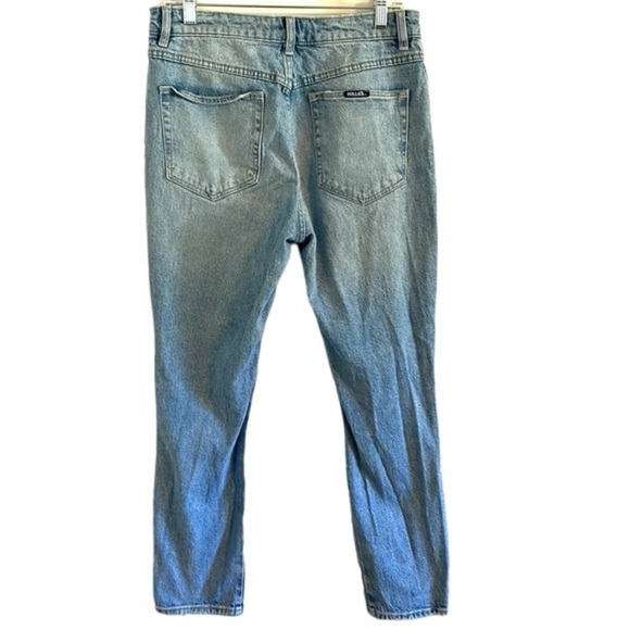 Rolla’s Miller Mid-High Rise Slim Jeans Women’s Size 30 Distressed Light Wash - Picture 5 of 10